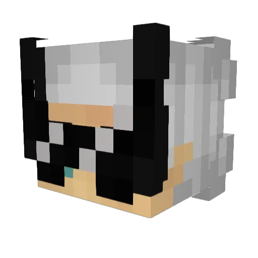 Minecraft-Avatar von Lentharder: Kopf als 3D-Render