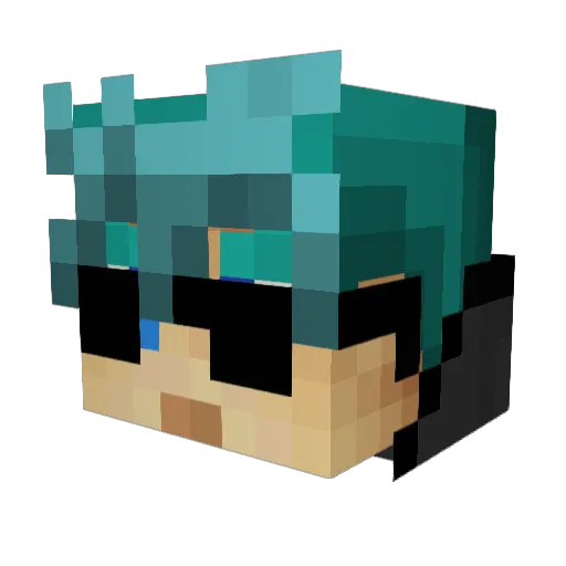 Lento3000 Minecraft avatar head, 3D render
