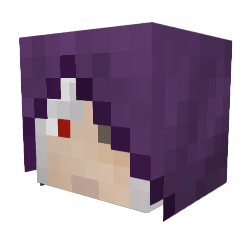 Lenxecan Minecraft avatar head, 3D render
