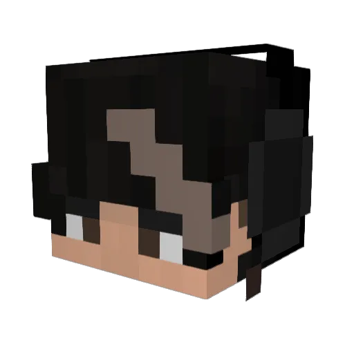 LenxerFL Minecraft avatar head, 3D render