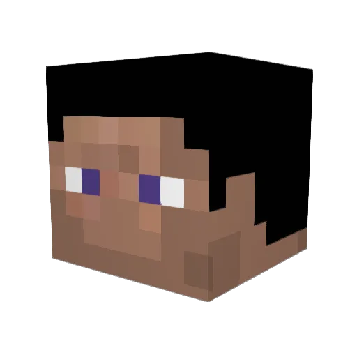 Leny003 Minecraft avatar head, 3D render