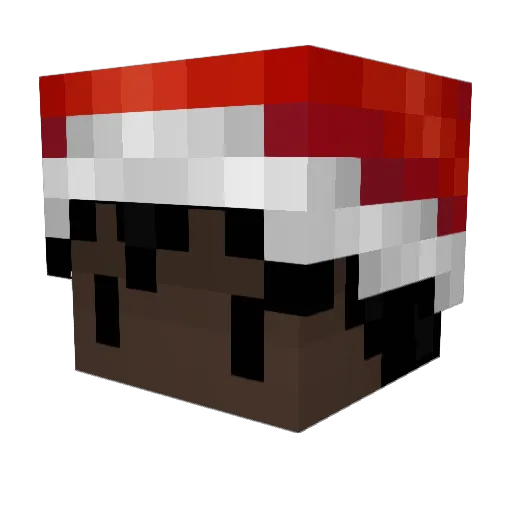 Lenygz Minecraft avatar head, 3D render