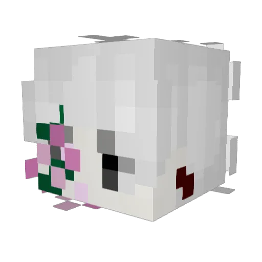 Leo00051 Minecraft avatar head, 3D render