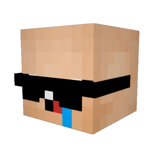 Leo00635 Minecraft avatar head, 3D render