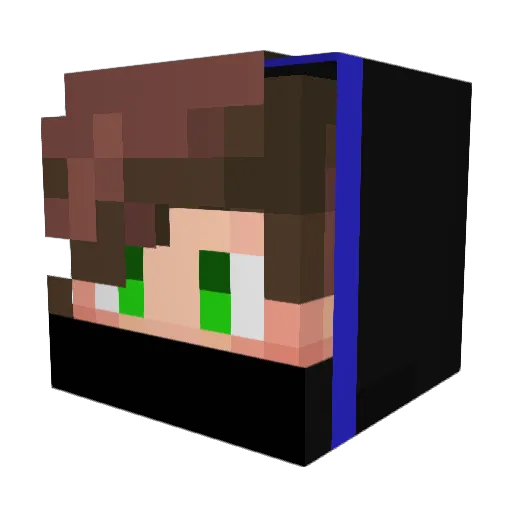 Leo1306 Minecraft avatar head, 3D render