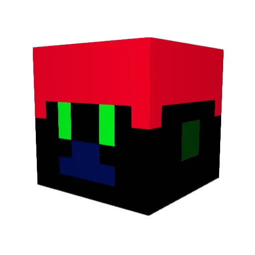 Leo2500 Minecraft avatar head, 3D render