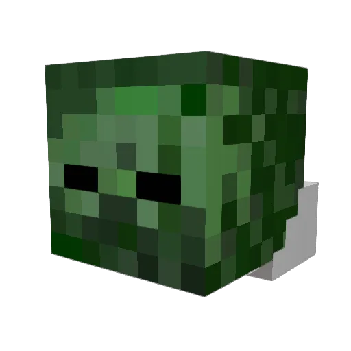 Leo92905 Minecraft avatar head, 3D render