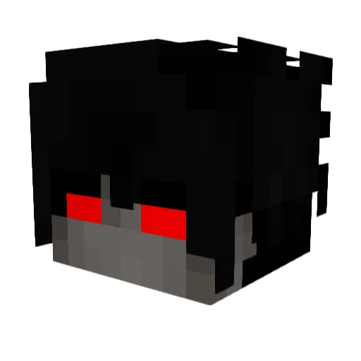 LeoAttack6 Minecraft avatar head, 3D render