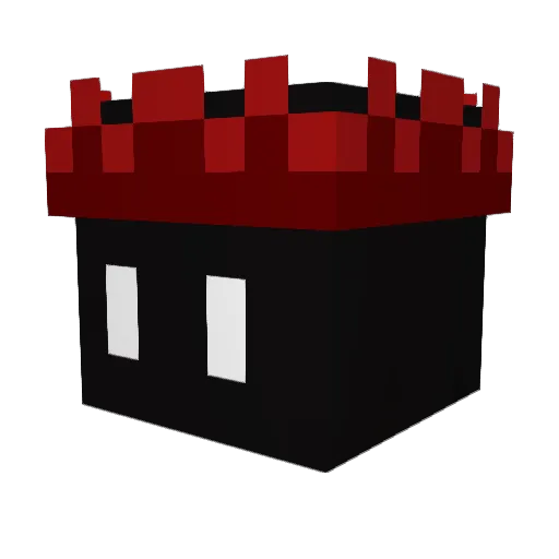 LeoBMs Minecraft avatar head, 3D render