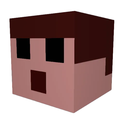 LeoCheung330 Minecraft avatar head, 3D render