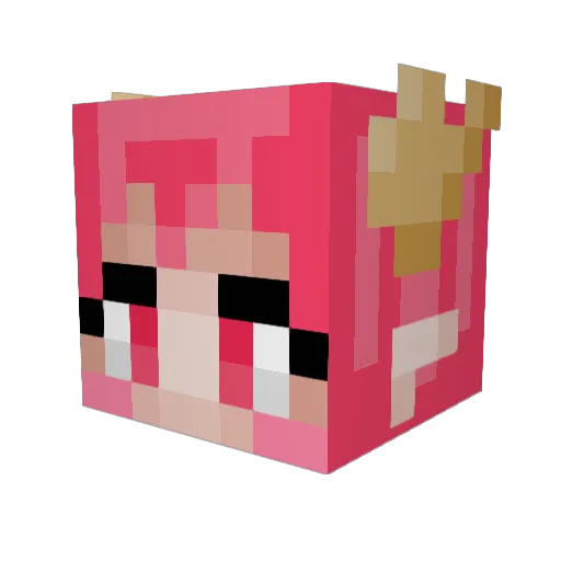 LeoCreepy_ Minecraft avatar head, 3D render