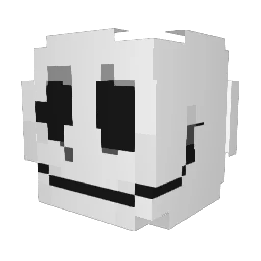 LeoDC42 Minecraft avatar head, 3D render
