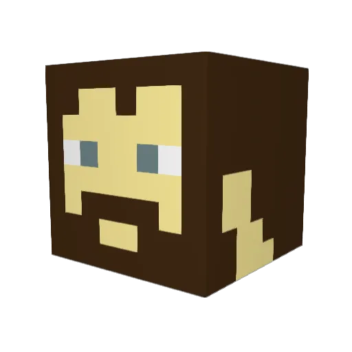LeoDeadz Minecraft avatar head, 3D render