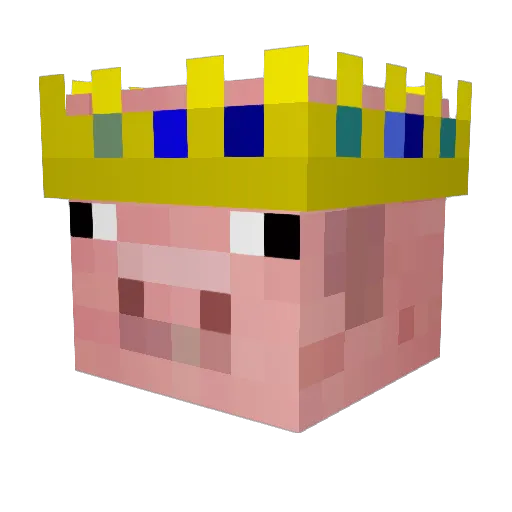 LeoGyo Minecraft avatar head, 3D render