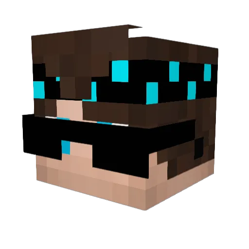 LeoIgnas_Br Minecraft avatar head, 3D render