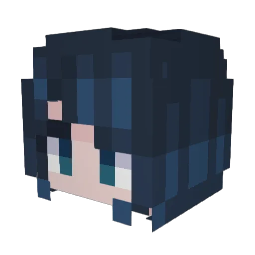 LeoKaz Minecraft avatar head, 3D render