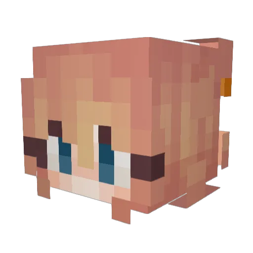 LeoKor1412 Minecraft avatar head, 3D render