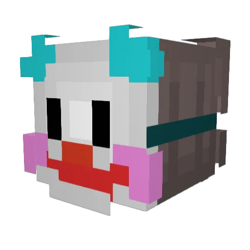 LeoLanches Minecraft avatar head, 3D render