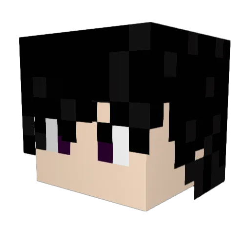 LeoLeosuwu Minecraft avatar head, 3D render