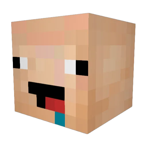 LeoLito11 Minecraft avatar head, 3D render