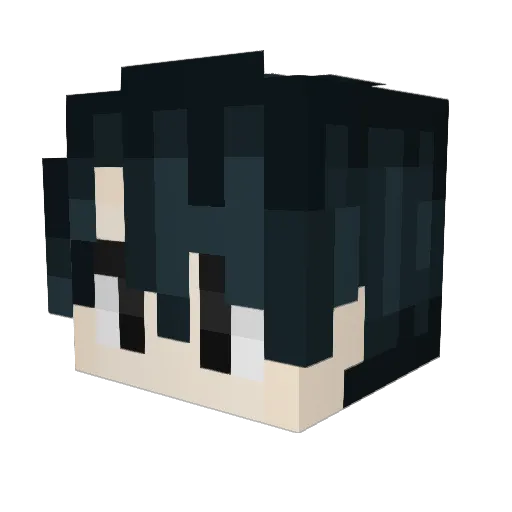 LeoLovesMiku Minecraft avatar head, 3D render