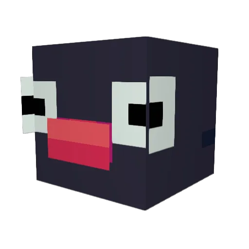 LeoLudwiig Minecraft avatar head, 3D render