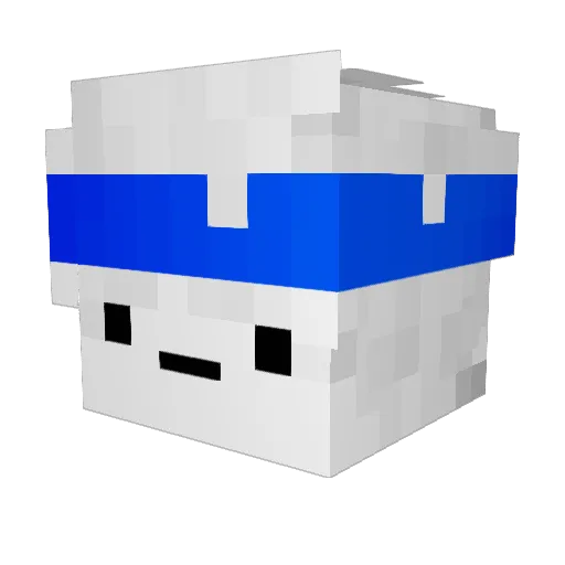 LeoRimaldi Minecraft avatar head, 3D render