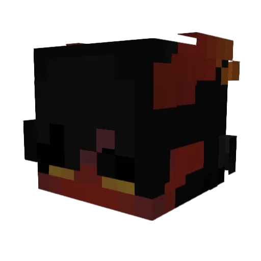 LeoTS04 Minecraft avatar head, 3D render