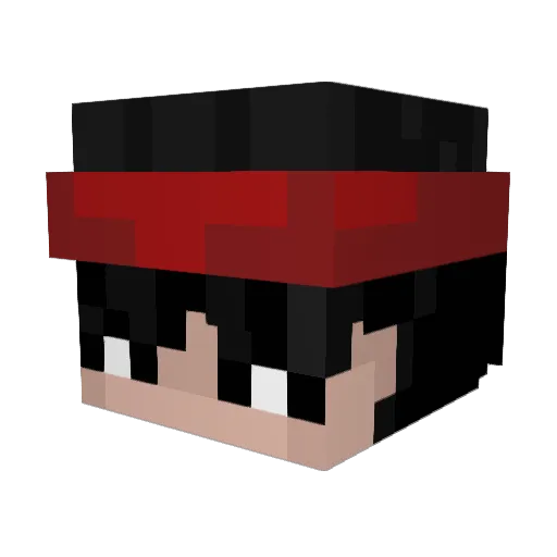 LeoTTV Minecraft avatar head, 3D render