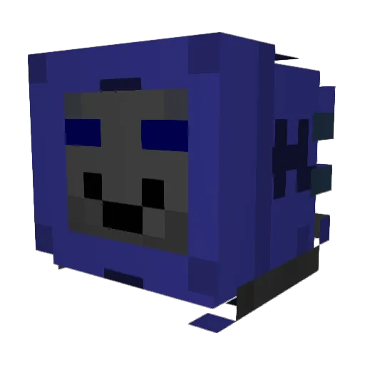 LeoTV22 Minecraft avatar head, 3D render