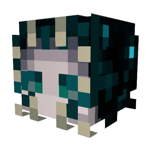 LeoTreezy Minecraft avatar head, 3D render