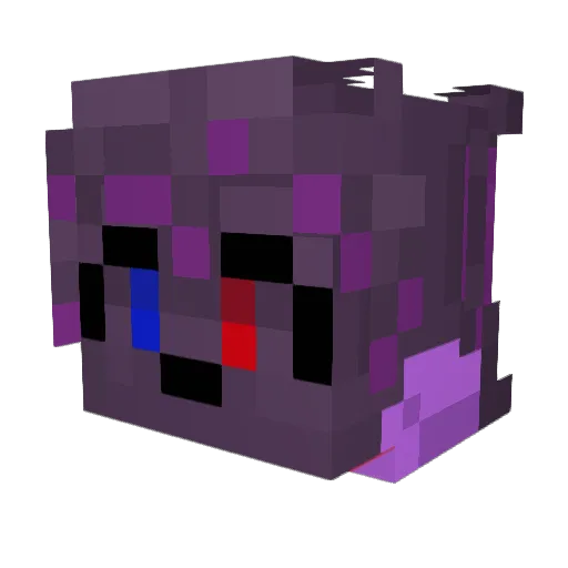 LeoX86 Minecraft avatar head, 3D render