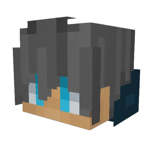 Leo_Caz Minecraft avatar head, 3D render