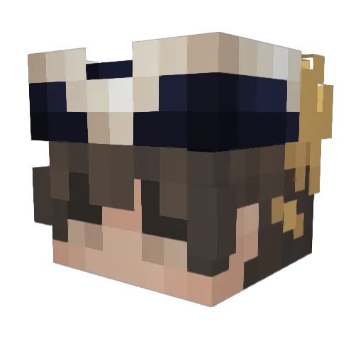 Leo_Skull Minecraft avatar head, 3D render