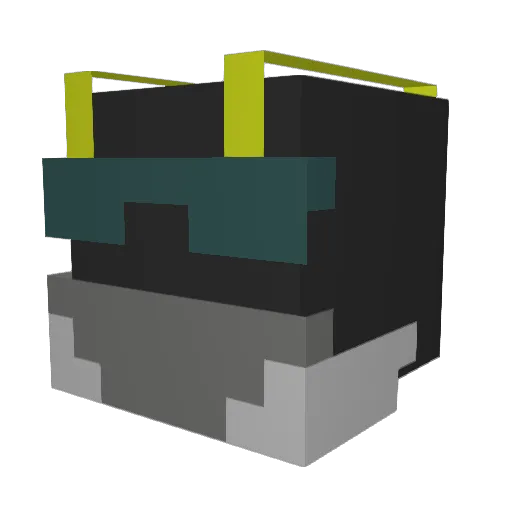 Leo_mexi Minecraft avatar head, 3D render
