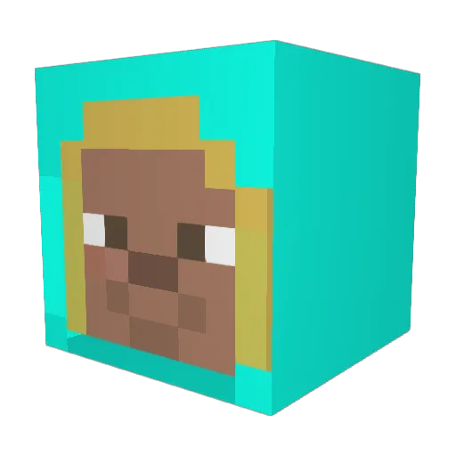 Leo_ni_ Minecraft avatar head, 3D render