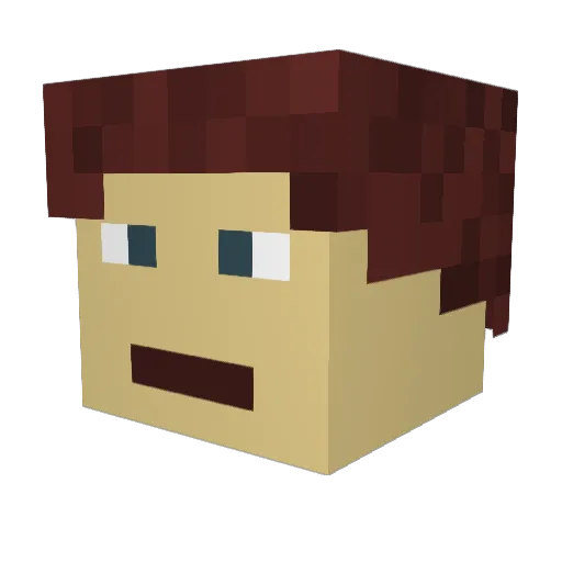 Leo_von_Reute Minecraft avatar head, 3D render