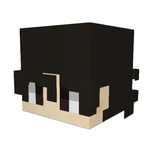 LeoadrianU Minecraft avatar head, 3D render