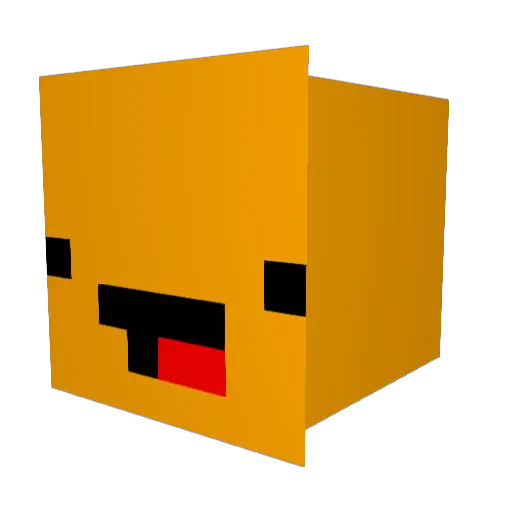 Leoaliao Minecraft avatar head, 3D render