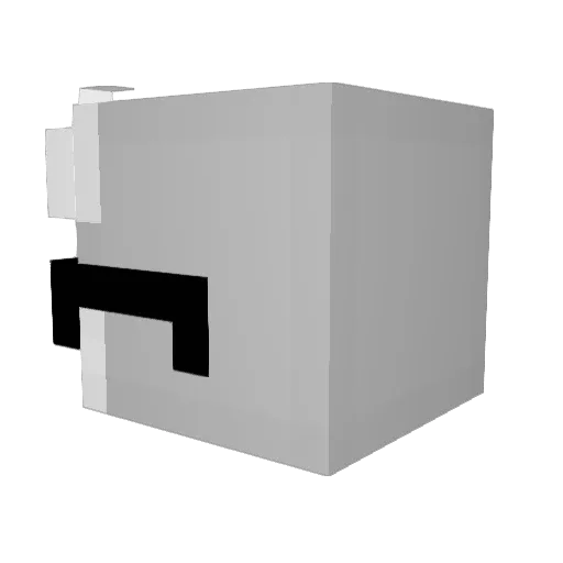 Leodesu21 Minecraft avatar head, 3D render