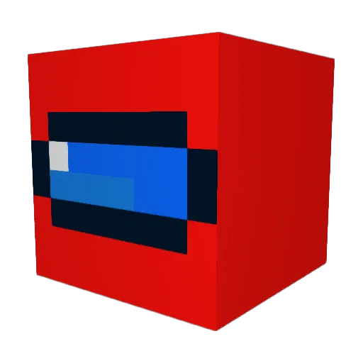 Leodo41 Minecraft avatar head, 3D render