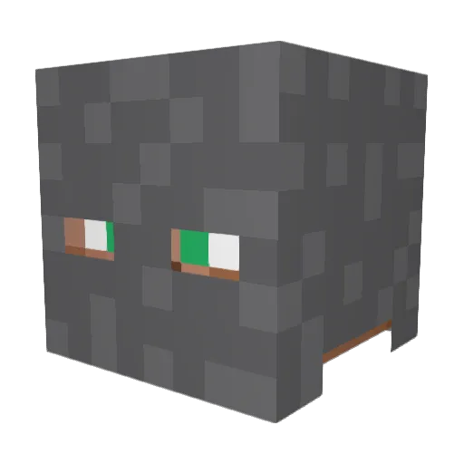 Leodoric Minecraft avatar head, 3D render