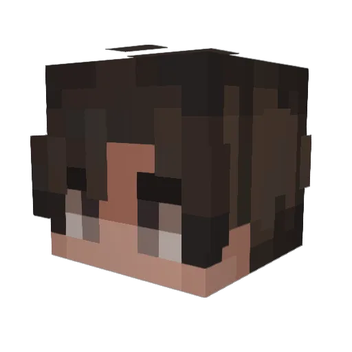 Leofancy_ Minecraft avatar head, 3D render