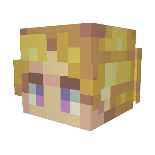 LeofricVT Minecraft avatar head, 3D render