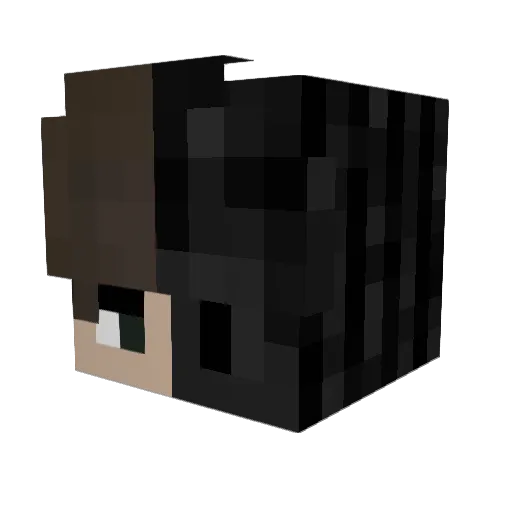 LeofussMC Minecraft avatar head, 3D render