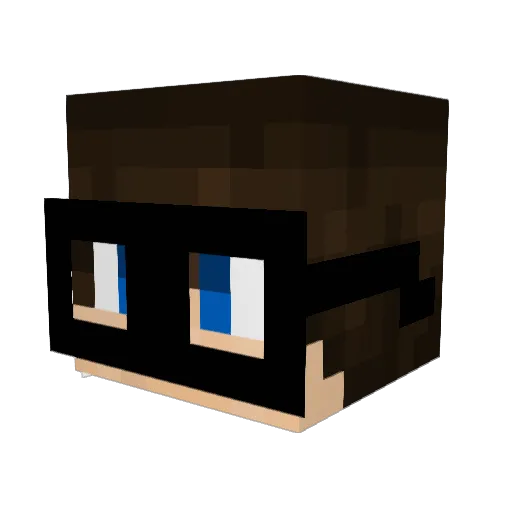Leogoespop Minecraft avatar head, 3D render