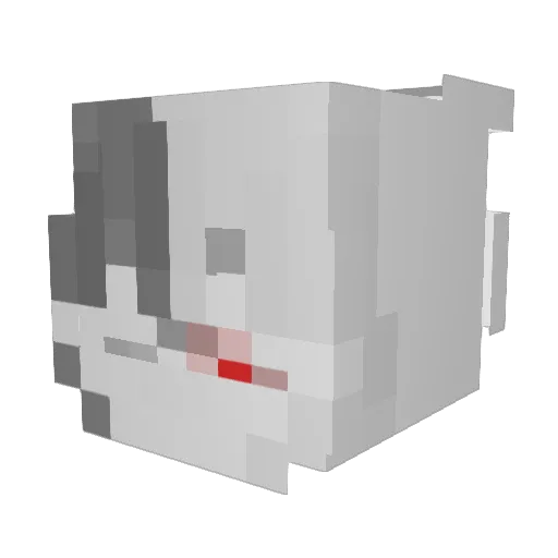 Leokartauto Minecraft avatar head, 3D render