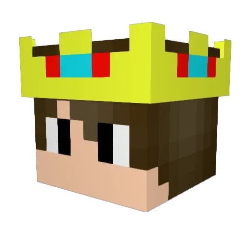 Leoking911 Minecraft avatar head, 3D render