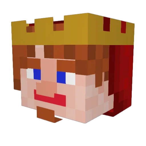 Leoloz100 Minecraft avatar head, 3D render