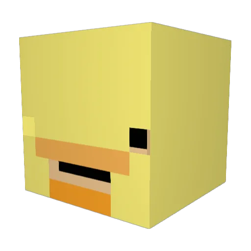Leomachk Minecraft avatar head, 3D render